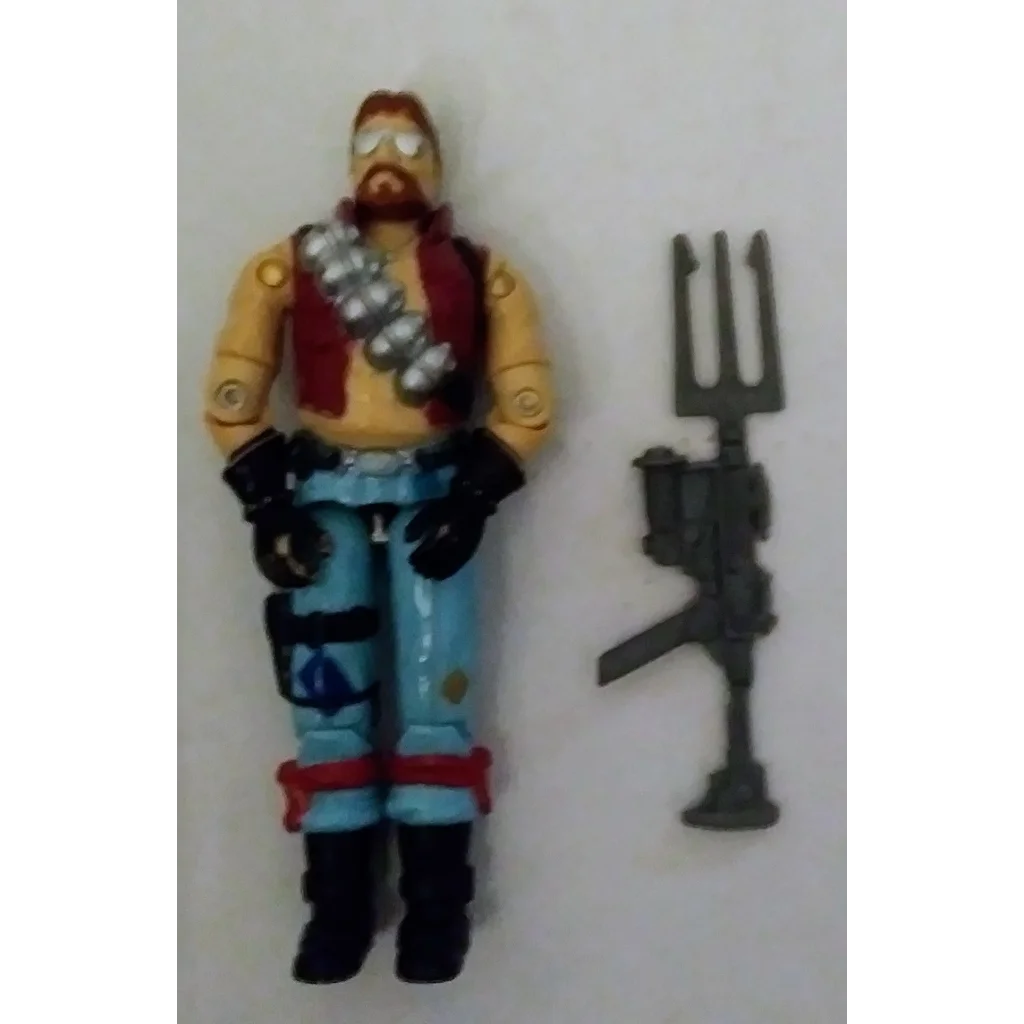 1986 G.I. Joe Monkeywrench Dreadnok action figure with red hair