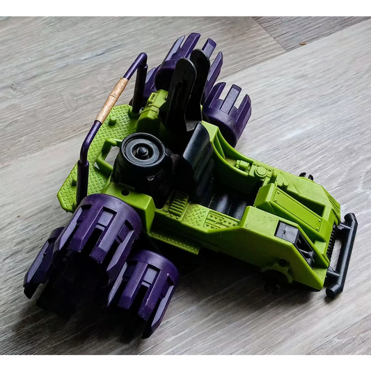 Vintage 1988 GI Joe vehicle Swampmasher partial green purple robot car