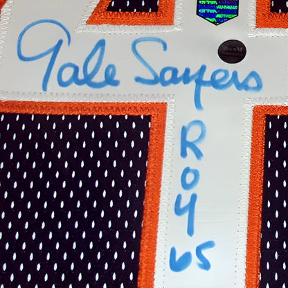 Gale Sayers autographed Chicago Bears deluxe framed jersey with number 40