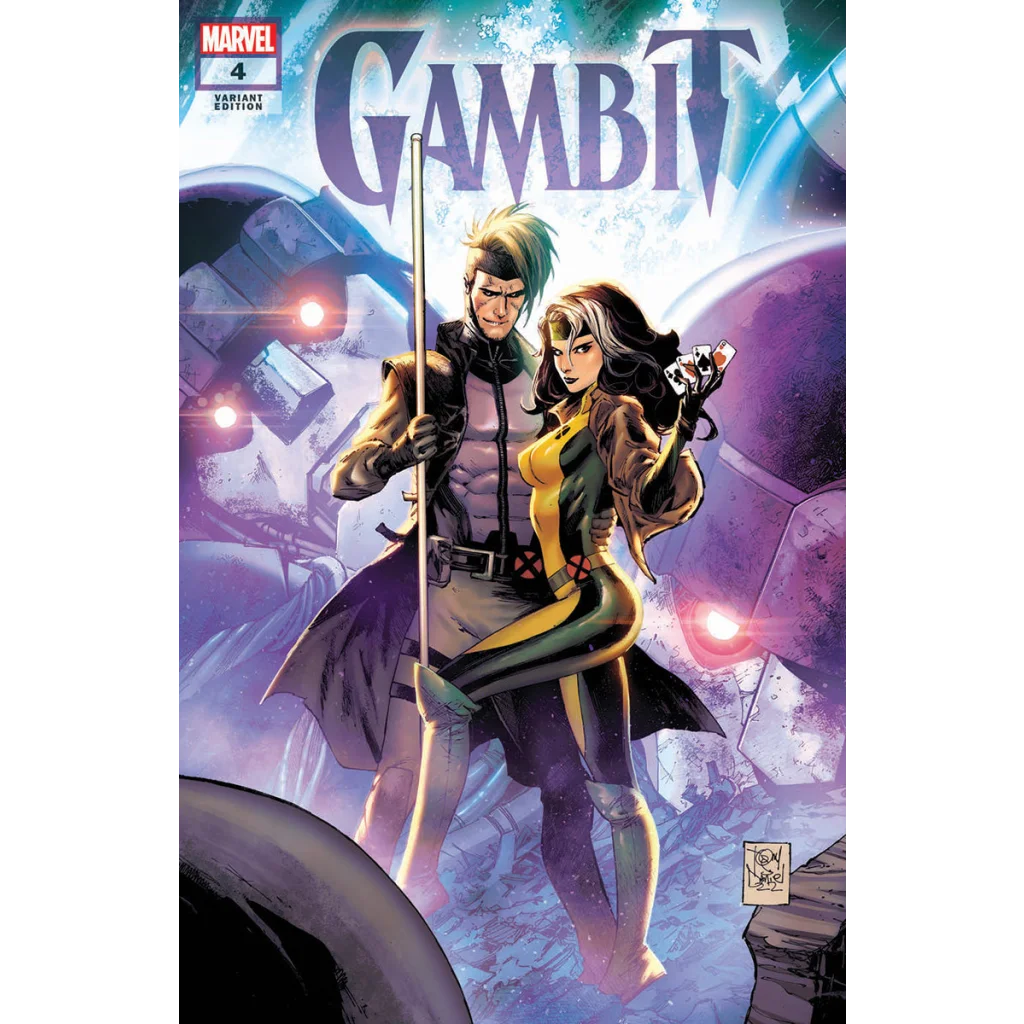 Marvel comic book with Gambit and Rogue from Chris Claremont Sid Kotian Wild Adventure