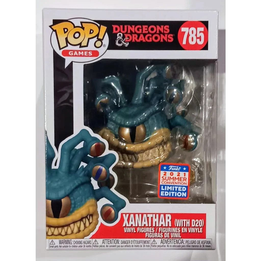 Limited edition Funko Pop Xanathar with d20 from Dungeons and Dragons