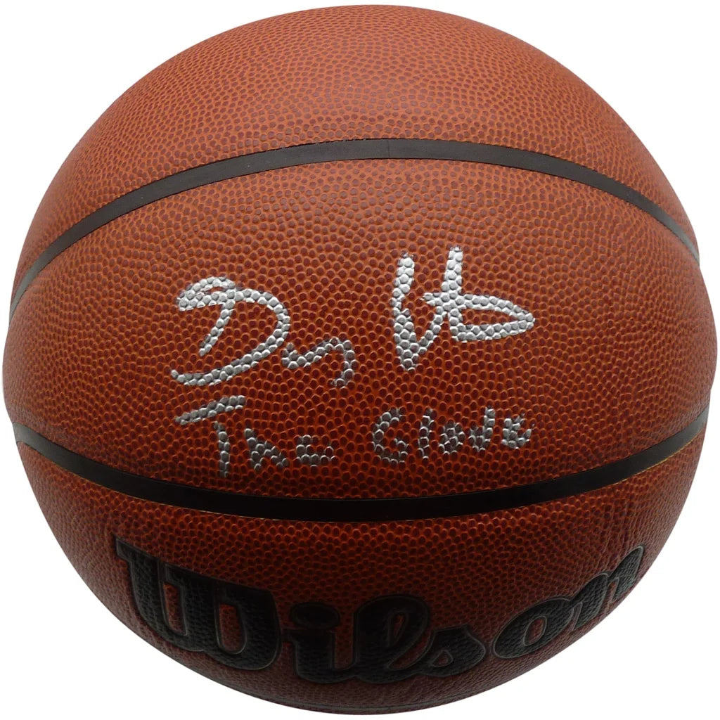 Autographed NBA basketball with Dwyane Wade The Glide signature