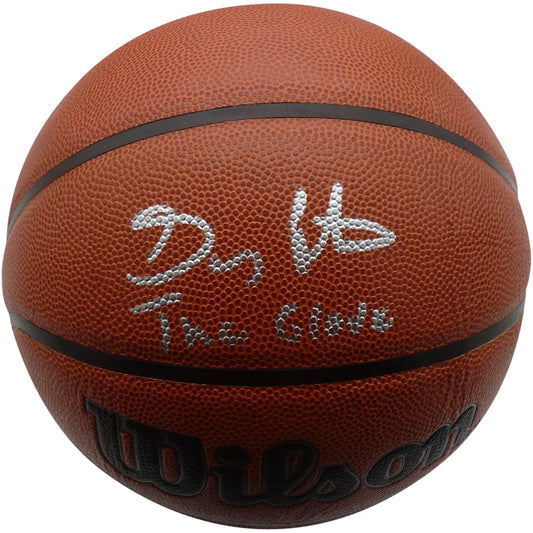 Autographed NBA basketball with Dwyane Wade The Glide signature