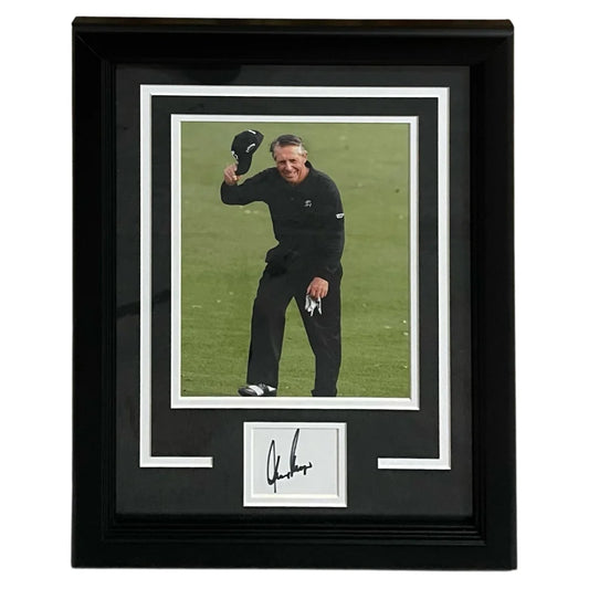 Gary Player autographed 3-time Masters Champion signed photo in black frame