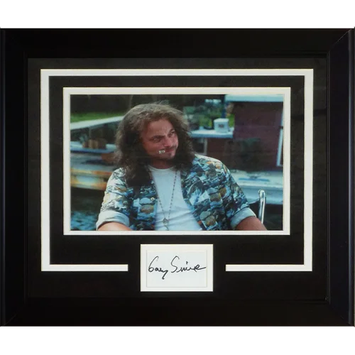 Gary Sinise Forrest Gump signature series frame with black frame, white mat, and autograph card