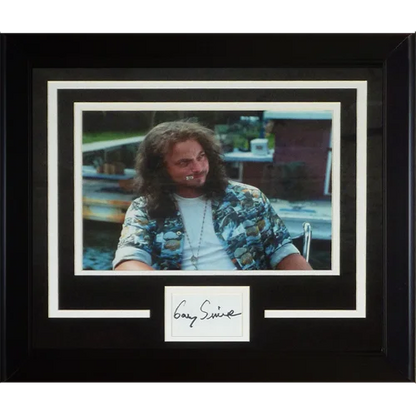 Gary Sinise Forrest Gump signature series frame with black frame, white mat, and autograph card