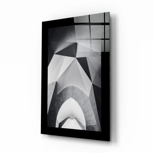 Geometric Black Framed Wall Art with Modern Stone Texture | Insigneart USA | vintageantiquesgifts.com