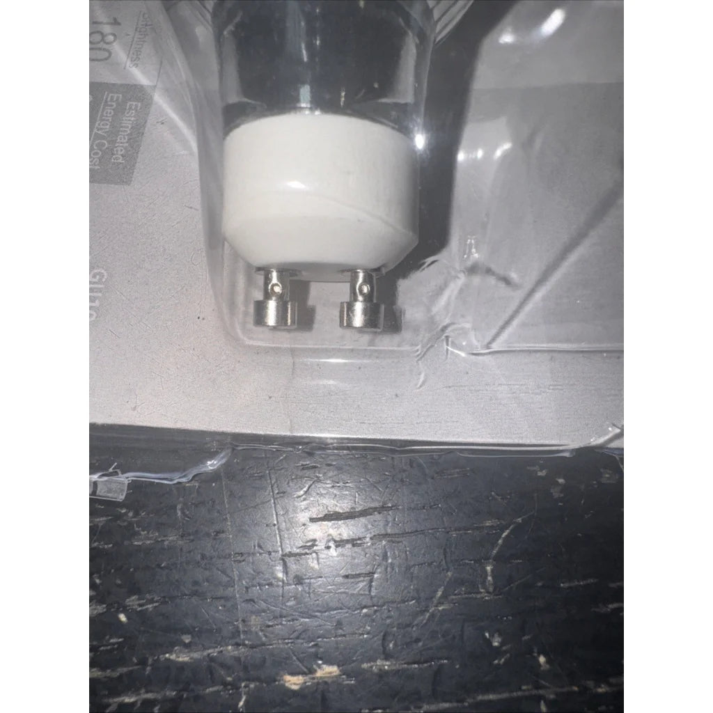 GE 61142 GU10 35W indoor floodlight light bulb with clear glass housing