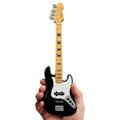 Axe Heaven Geddy Lee Rush Bass Mini Guitar in case gift