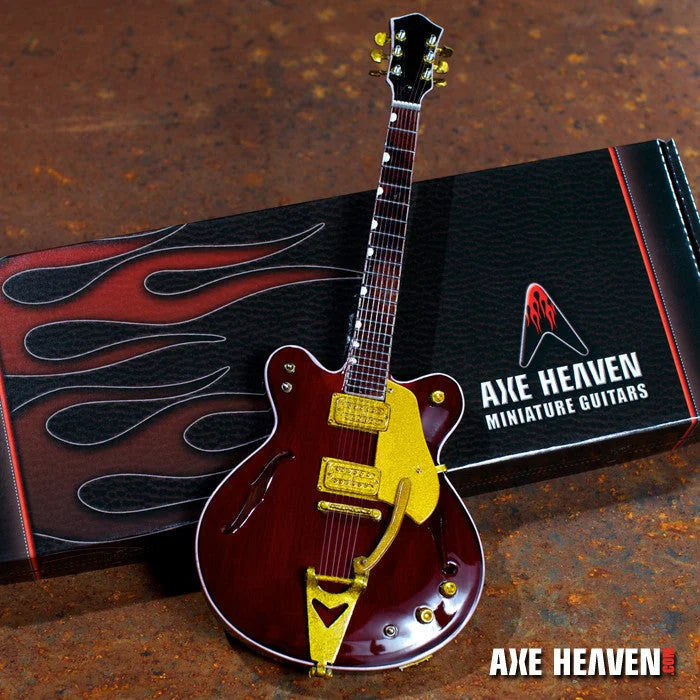 Mini cherry Gretsch axe heaven® rosewood hollow body guitar replica