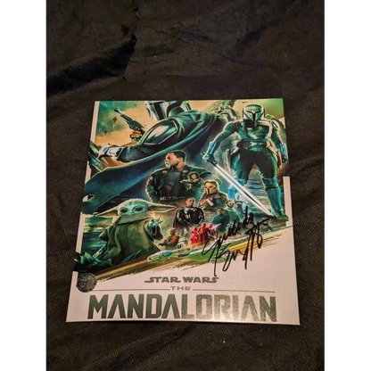 Giancarlo Esposito signed 8x10 Mandalorian poster with autograph and certification
