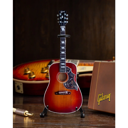 Axe Heaven gibson hummingbird guitar model mini replica in sunburst