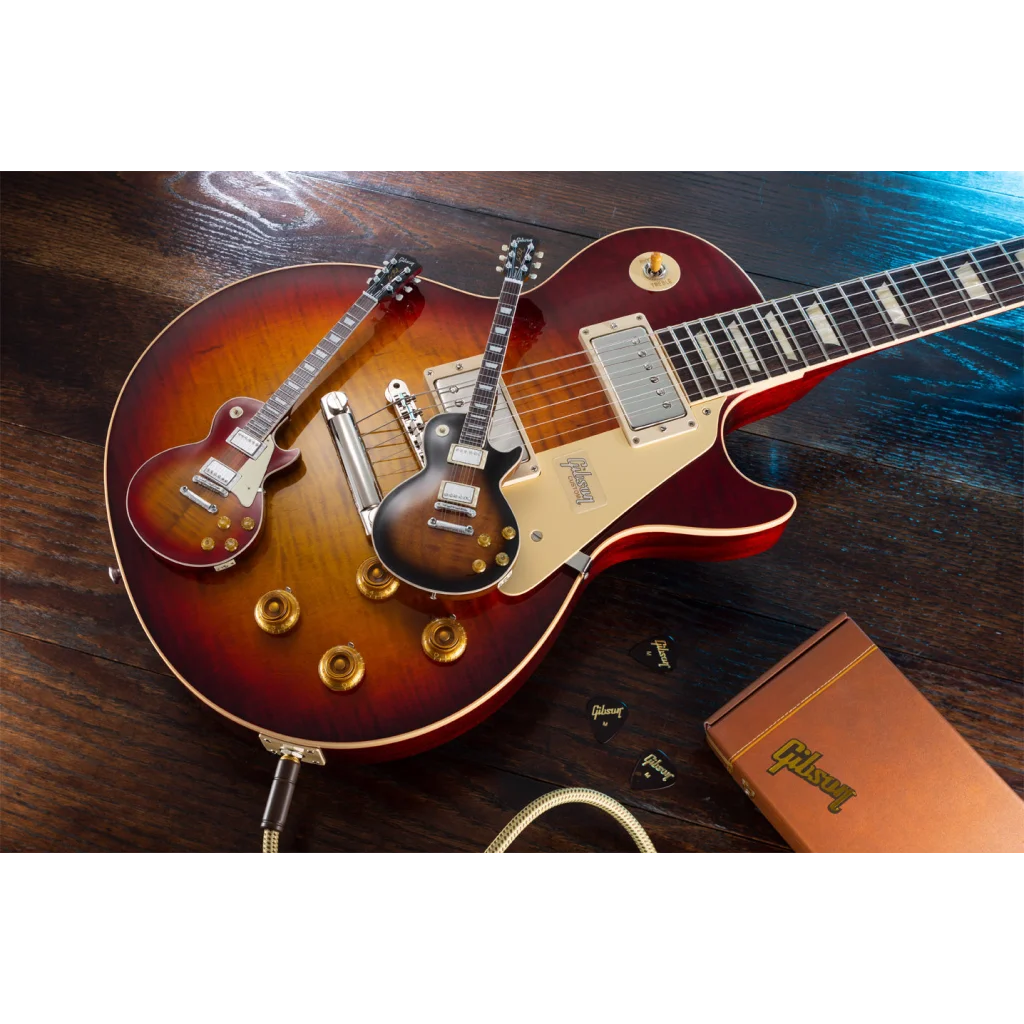 Axe Heaven Les Paul guitar model miniature replica in sunburst