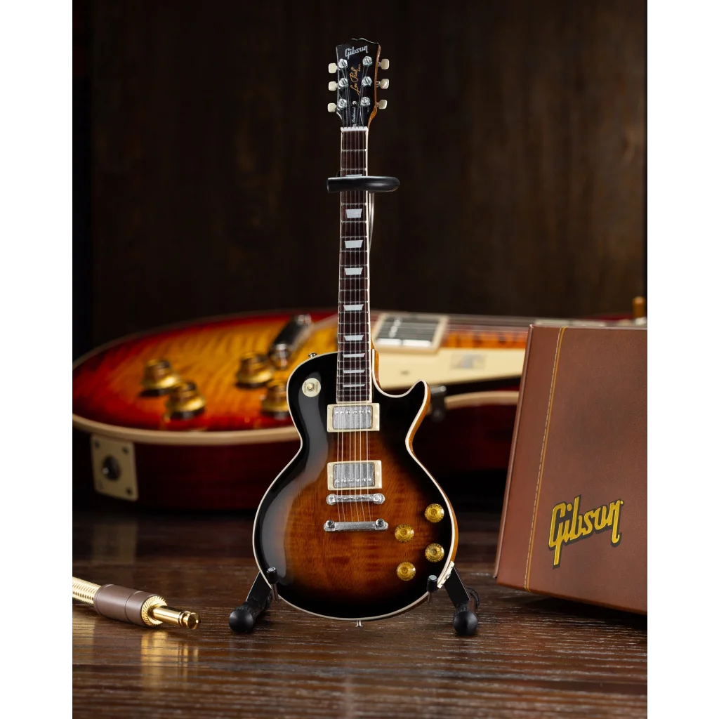 Axe Heaven Les Paul guitar model in sunburst finish replica