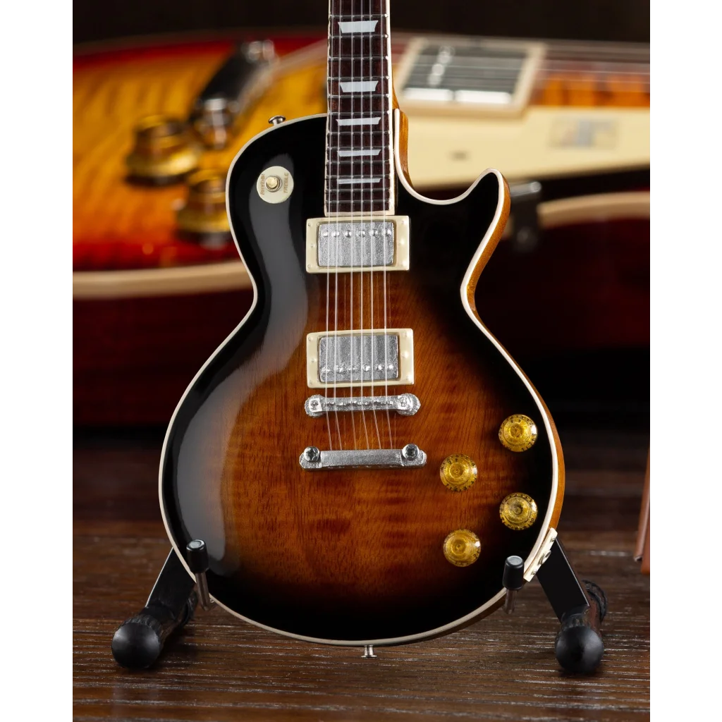 Axe Heaven Les Paul guitar model miniature replica in sunburst