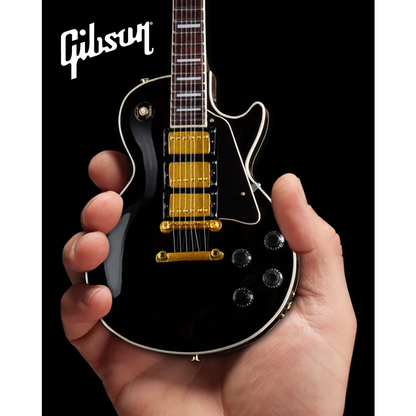 Black Gibson Les Paul guitar model miniature by Axe Heaven®