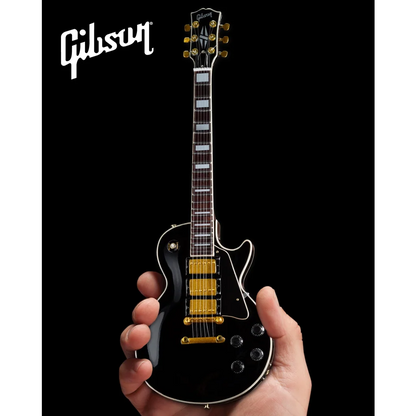 Black Gibson Les Paul guitar model miniature by Axe Heaven®