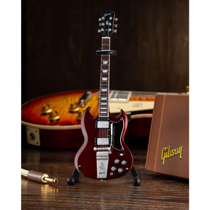 Axe Heaven Gibson SG cherry guitar model miniature replica