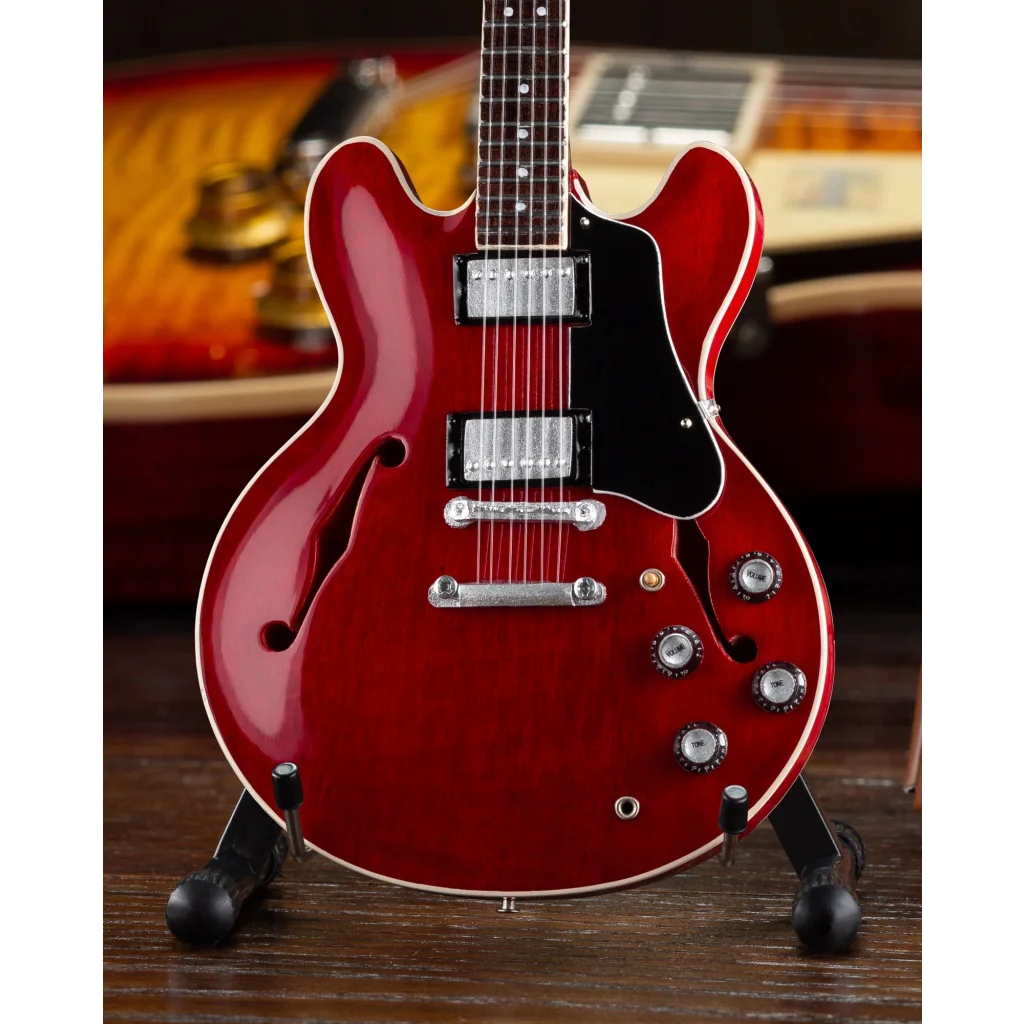 Gibson SG scale mini guitar in cherry sunburst with black pickguard