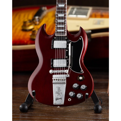Gibson SG Scale Mini Guitar Cherry Sunburst Collectible