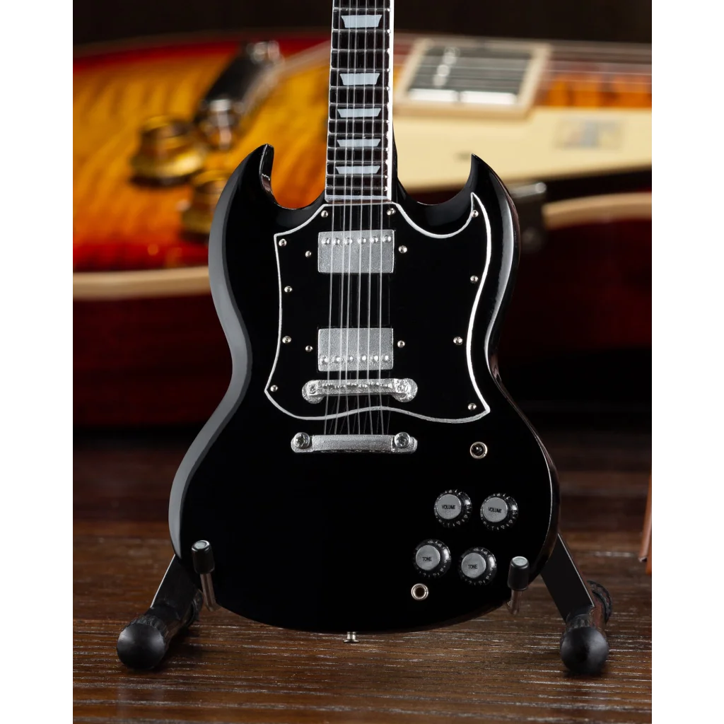 Black Gibson SG Standard guitar model by Axe Heaven®