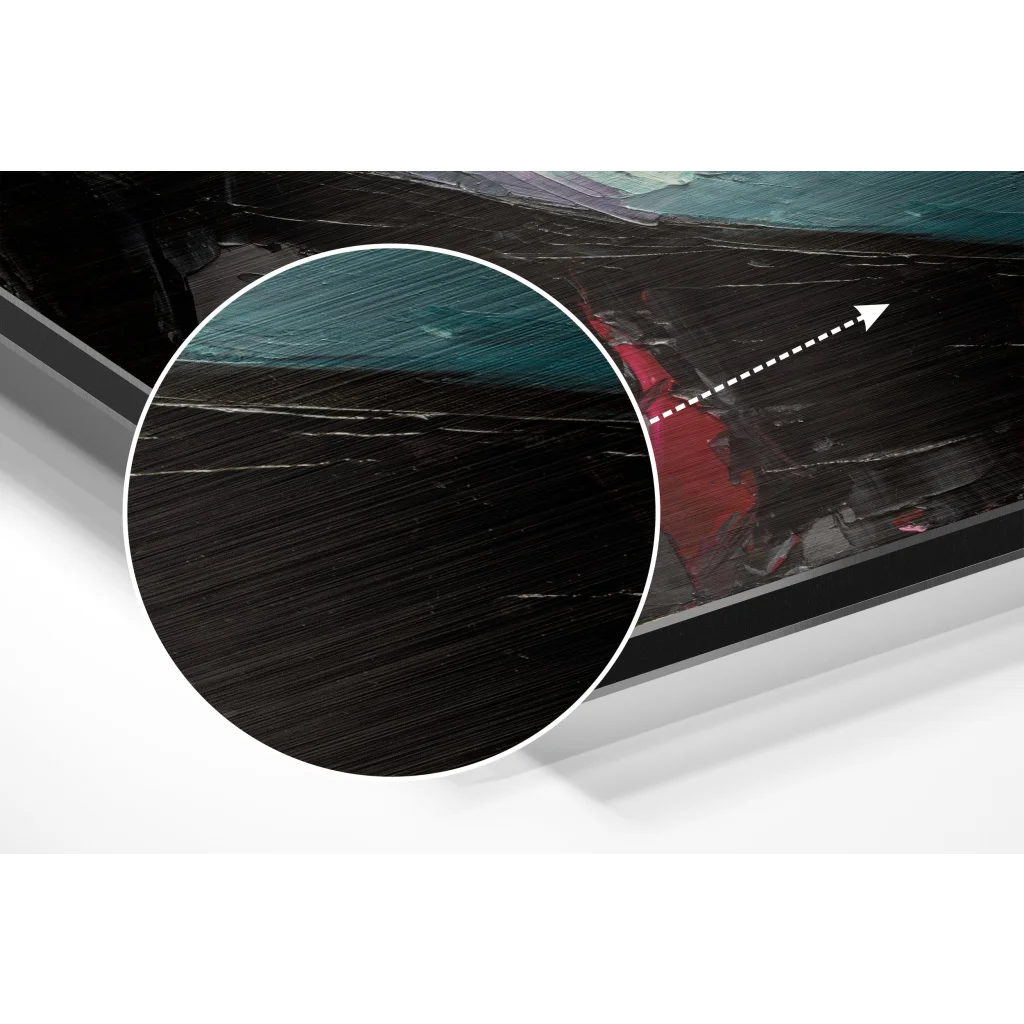 Glance Brushed Aluminium Dibond Wall Art