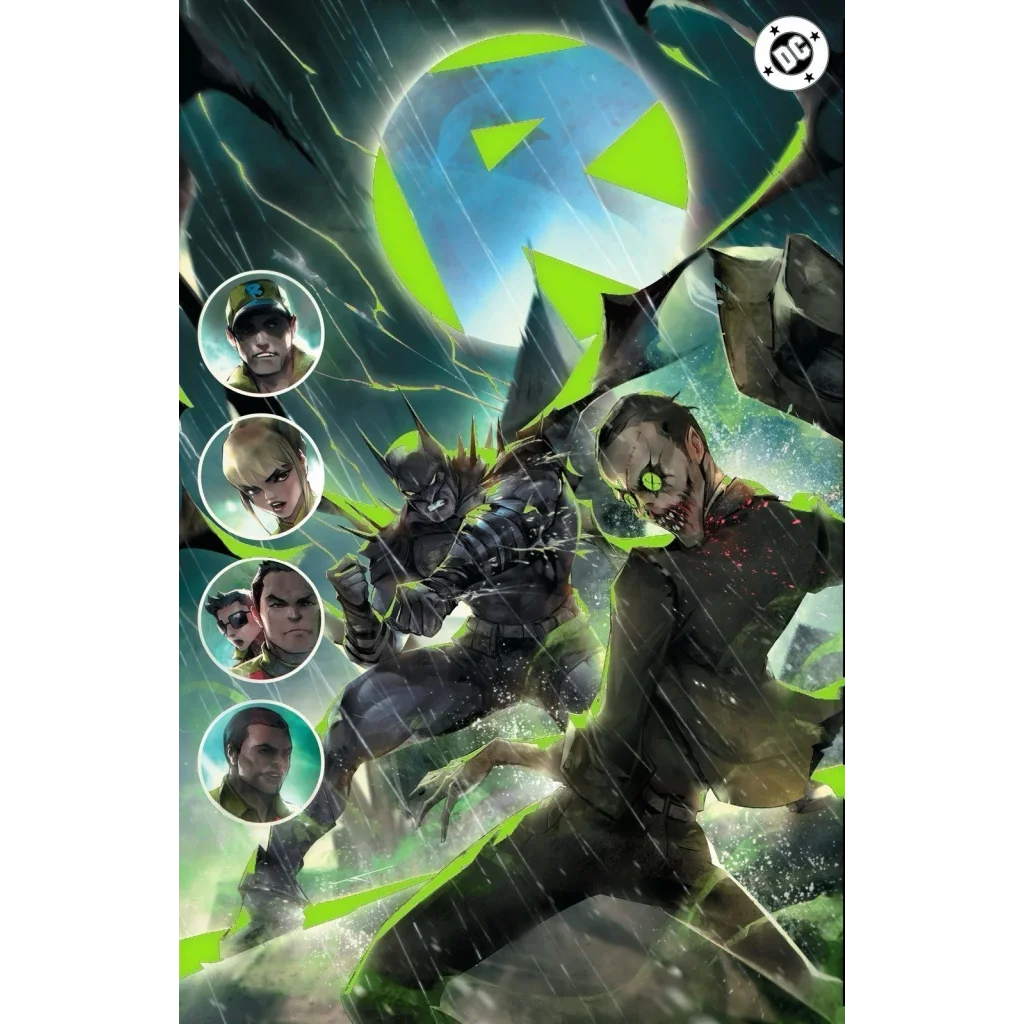 Absolute batman ivan tao exclusive virgin var features batman in dark armored suit with glowing green energy effects