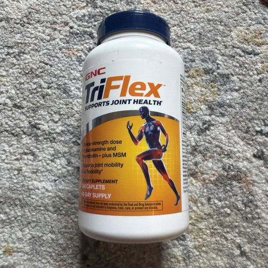 GNC TriFlex joint support supplement tablets glucosamine MSM 240ct bottle