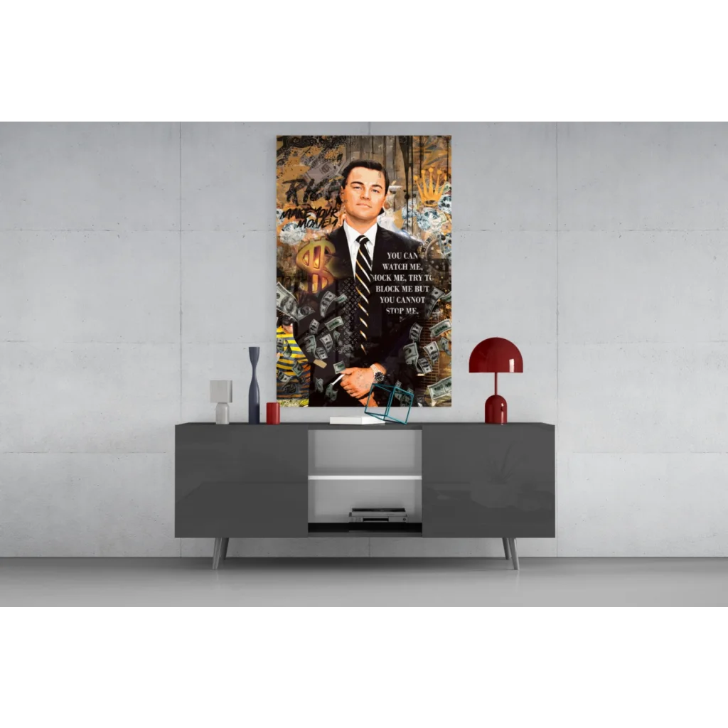 Modern Godfather movie poster canvas wall art 24x36 inch