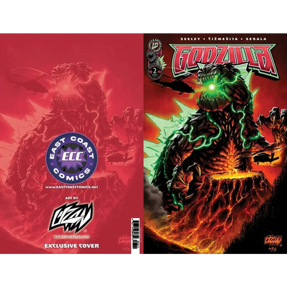 Godzilla Kai-Sei Era #2 ECC Uzan Standard Back — East Coast Comics IDW Kaiju Collectible USA