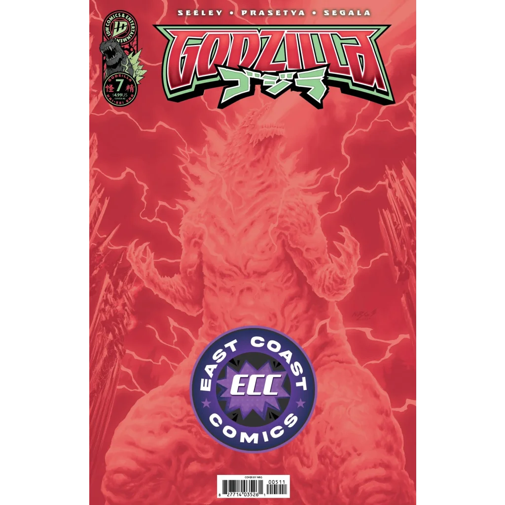 Godzilla Kai-Sei Era #7 ECC NRG FOIL Back View — IDW Kaiju Comics Foil Collectible USA