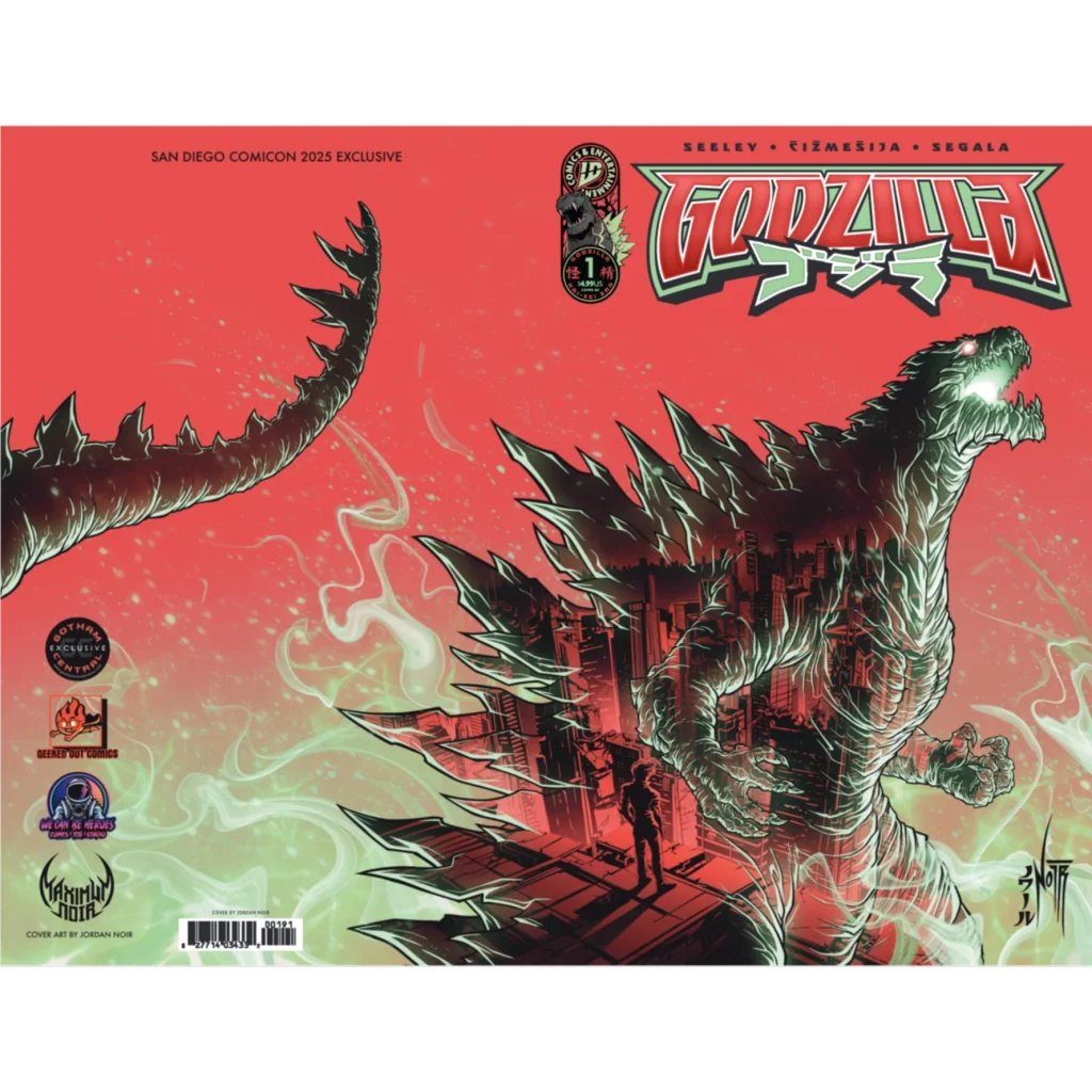 Godzilla on the cover of the comic book in Godzilla Unleashed Epic Kai-Sei Era series