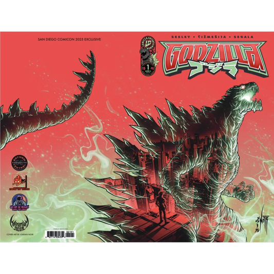 Godzilla on the cover of the comic book in Godzilla Unleashed Epic Kai-Sei Era series