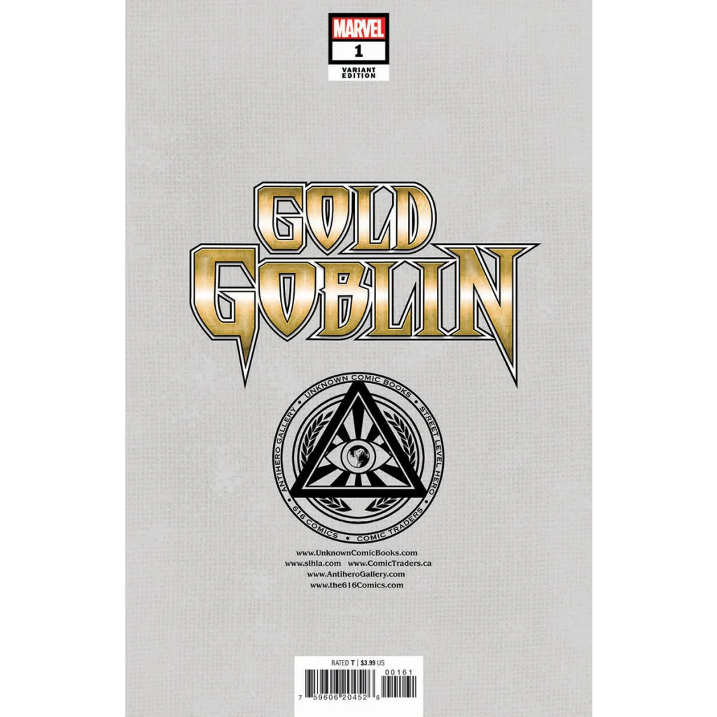 Gold Goblin graded blue label Alan Quah exclusive variant comic book image