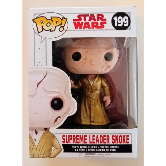 Gold Supreme Leader Snoke Star Wars Funko Pop vinyl figure