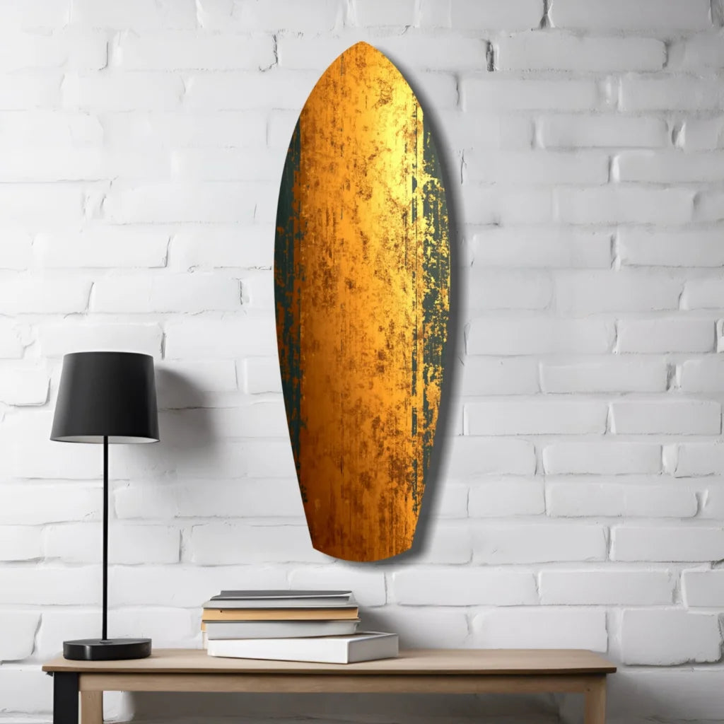 Vintage Surfboard Tempered Glass Art for Your Wall | Contemporary Home Wall Art | vintageantiquesgifts.com
