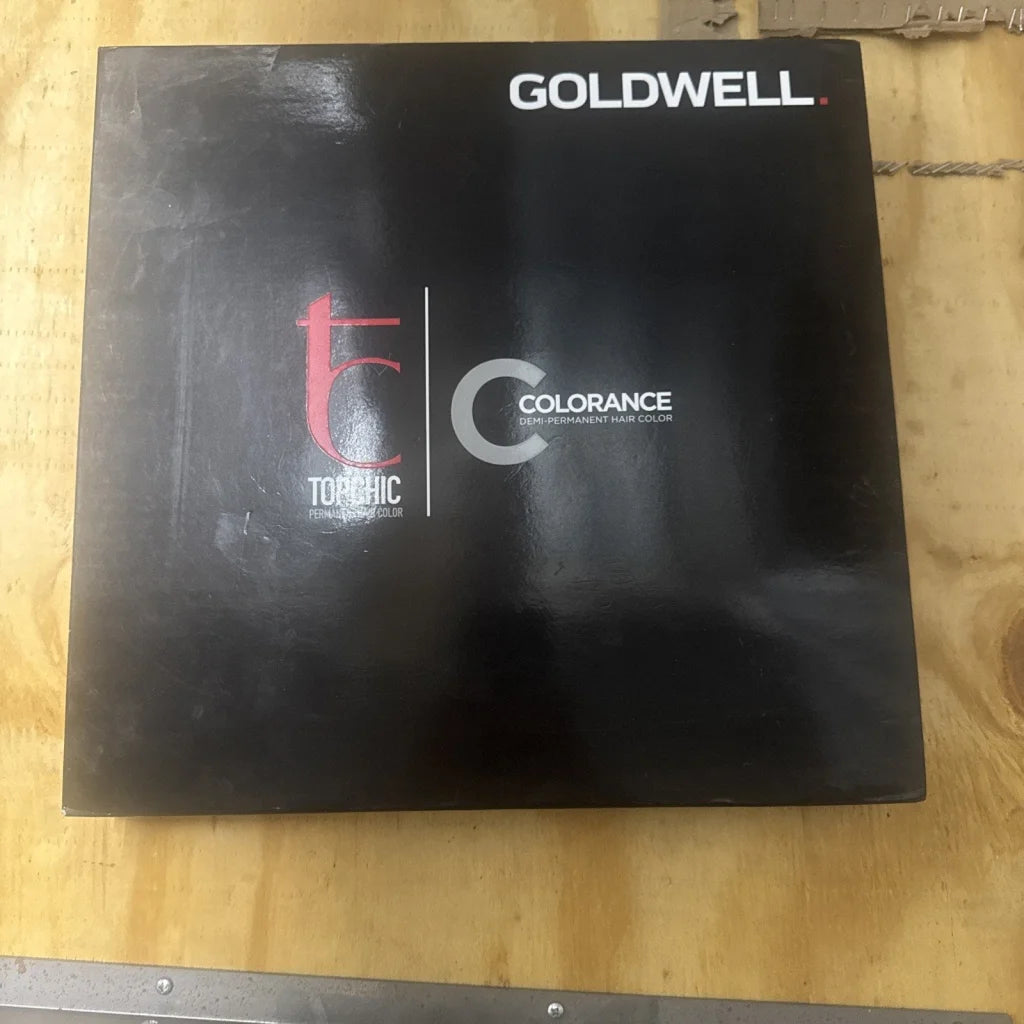 Goldwell Colorance black semi-permanent hair color in Goldwell color catalog