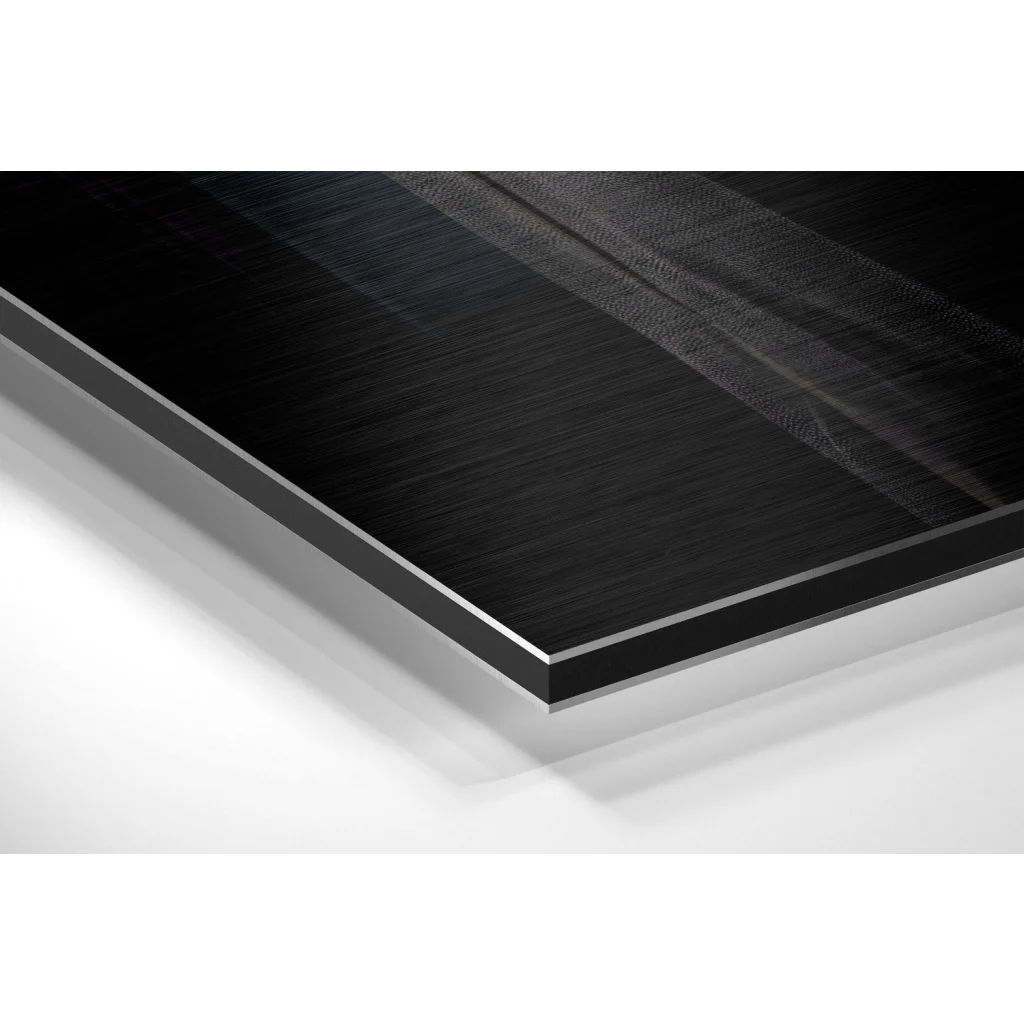 Sleek Gorilla Portrait on Brushed Aluminium Dibond Wall Art