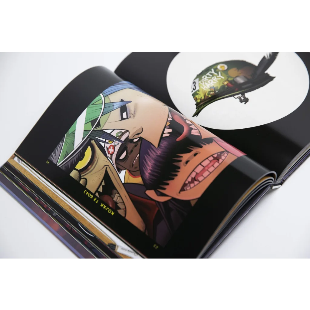 Gorillaz Almanac Hardcover Art Book in Full Color – Vintage and Gorillaz Almanac Hardcover Art Book in Full Color – Vintage and