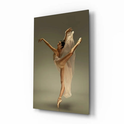 Graceful Ballerina Canvas Wall Art in Elegant White Tutu | Insigneart USA | vintageantiquesgifts.com