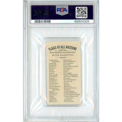 Graded 1887 N9 Allen & Ginter Flags of all Nations R.S. Great Britain Baseball Tobacco Card PSA 5 | PSA 5 EX Graded Vintage Baseball Tobacco Card | vintageantiquesgifts.com
