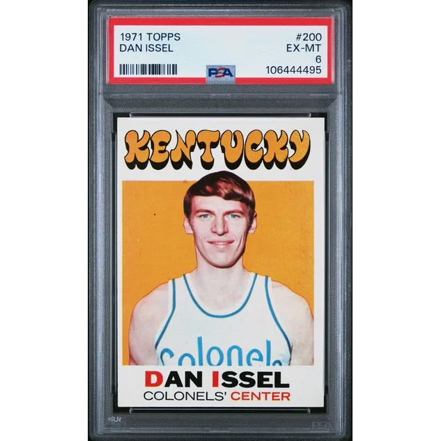 Graded 1971 Topps Dan Issel #200 Rookie PSA 6 EX-MT card