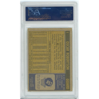 PSA graded Oscar Robertson 1972-73 Topps vintage basketball card for collectors