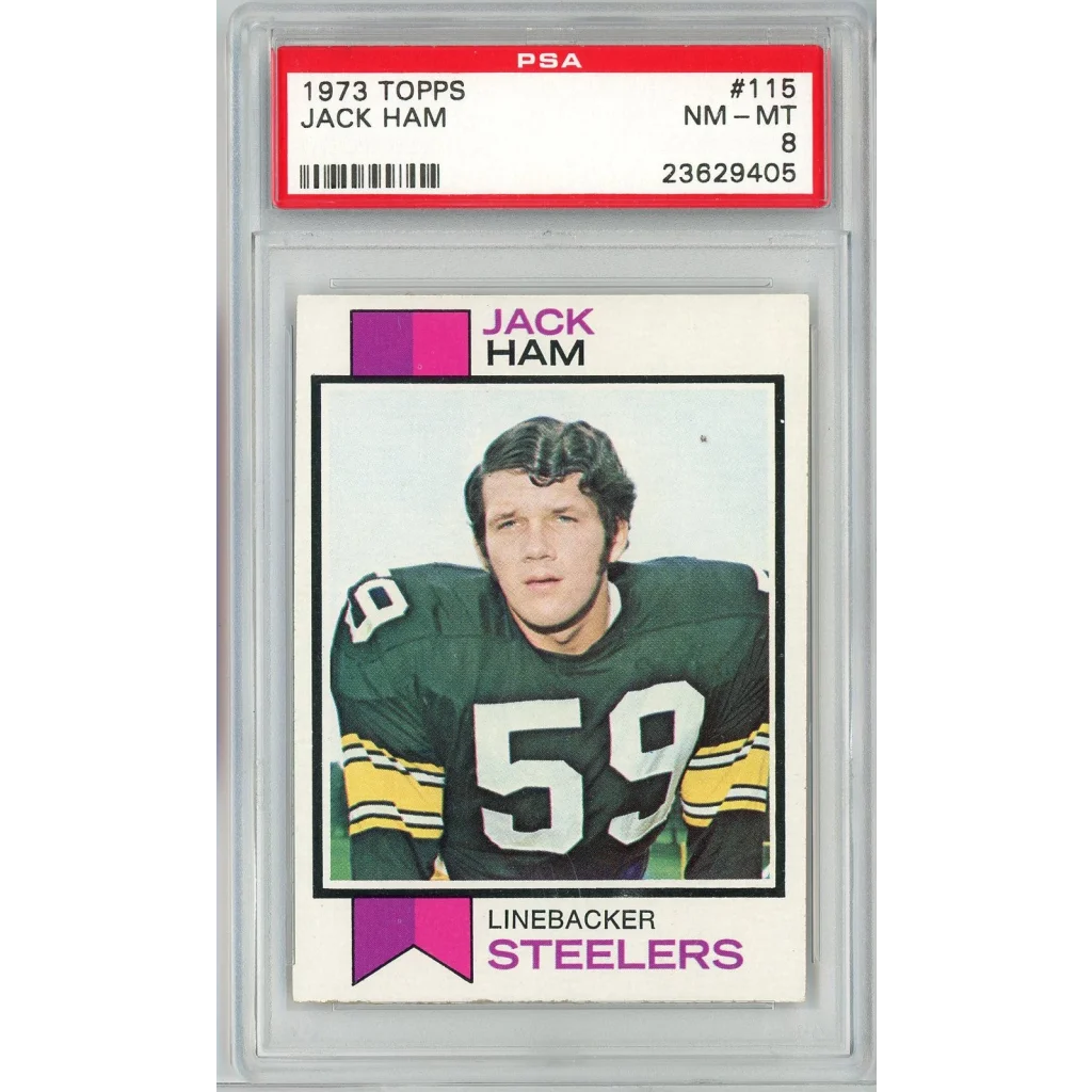 PSA graded 1973 Jack Ham Topps football card for sale