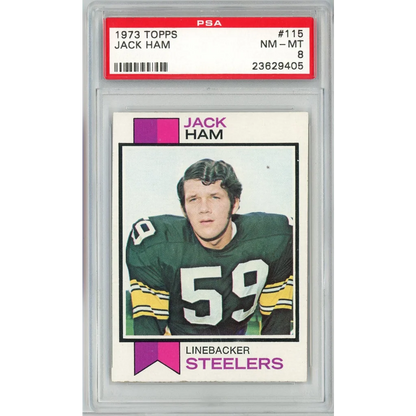PSA graded 1973 Jack Ham Topps football card for sale