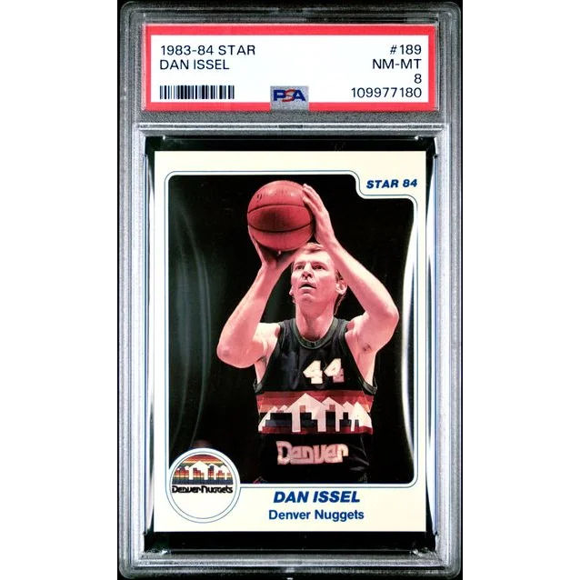 PSA graded 1983-84 Star Dan Issel basketball card in a Gem condition