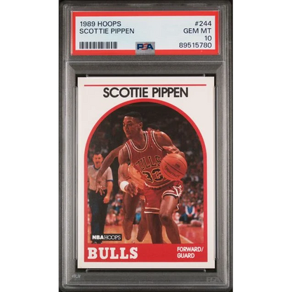 PSA graded 1989 Scottie Pippen NBA Hoops rookie card by Professional Sports Authenticator