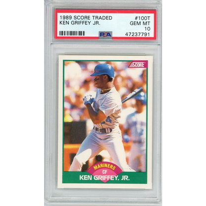 Graded 1989 Score Traded Ken Griffey Jr. #100T Rookie PSA 10 Gem Mint