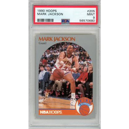 Graded 1990 Hoops Mark Jackson #205 Basketball Card PSA 9 Mint | Hall of Fame Sports Memorabilia | vintageantiquesgifts.com