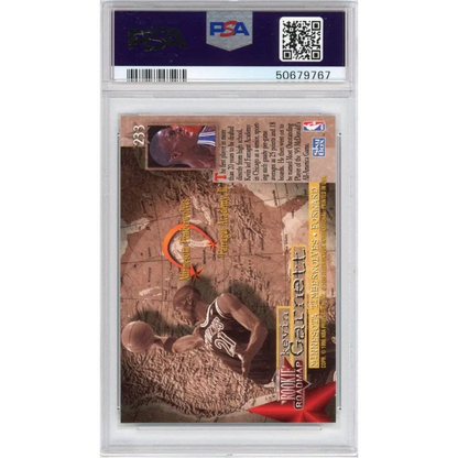 Kevin Garnett PSA graded 1995 Skybox Rookie Card basketball trading card